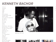 Tablet Screenshot of kennethbachor.com